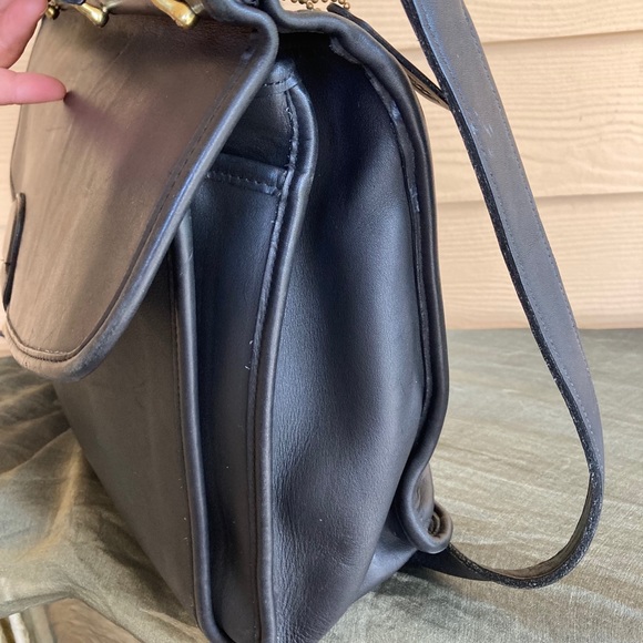 COACH BEEKMAN BLACK SHOULDER MESSENGER BAG 5266 4 - Picture 3 of 13